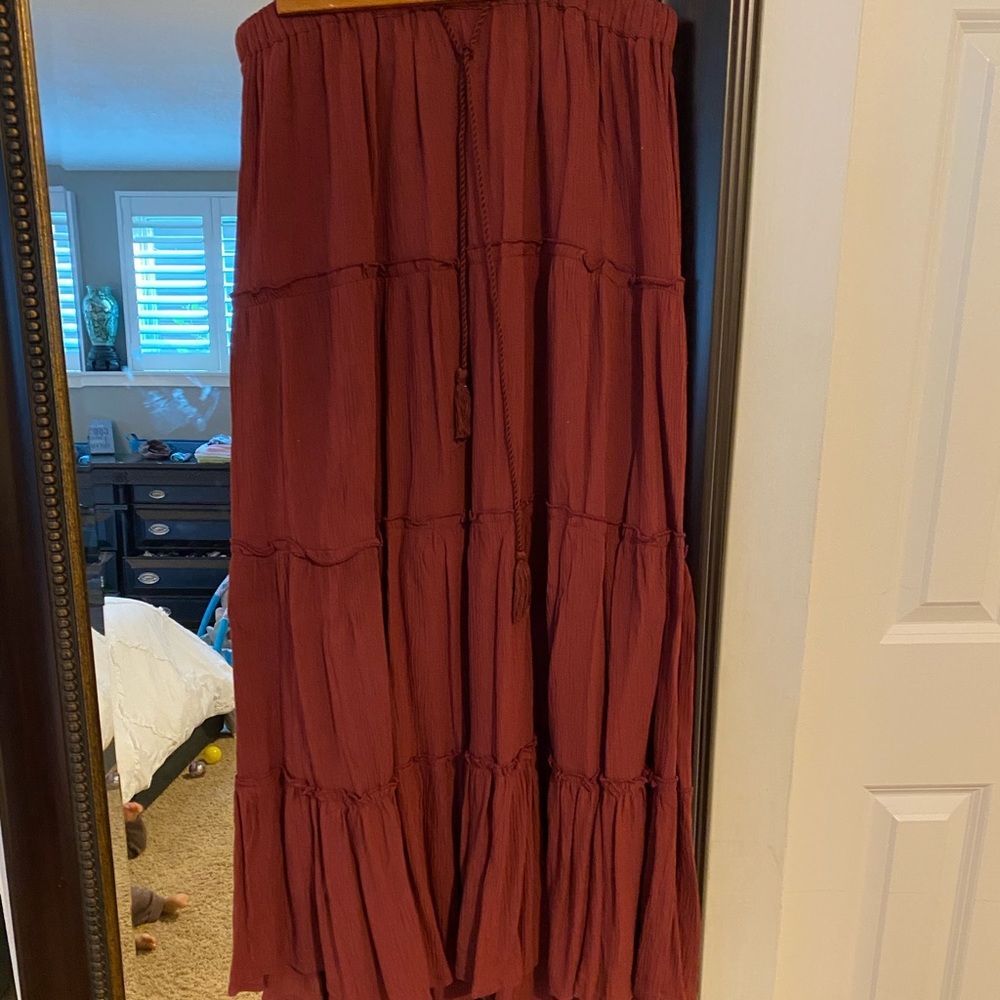 Earthbound Flowy Maxi skirt